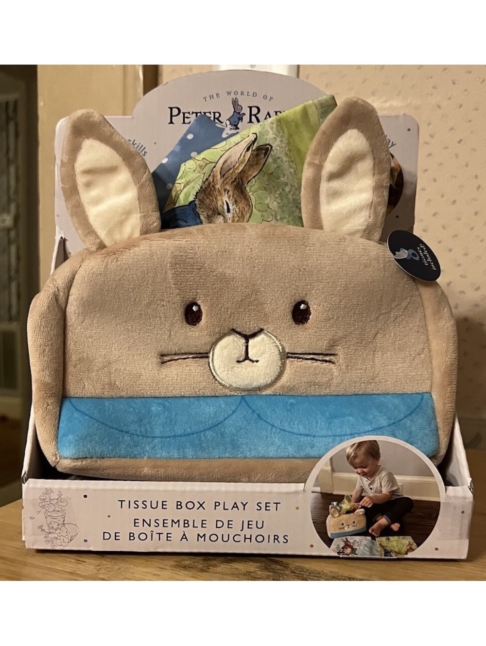 Beatrix Potter Peter Rabbit Play Tissue Box New